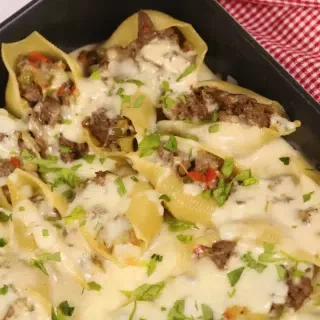 Philly Cheesesteak Stuffed Shells