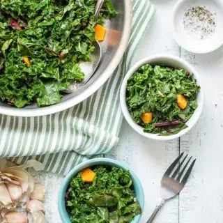 Turmeric Sauteed Greens