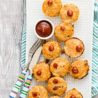Chicken Parmesan Meatloaf Bites