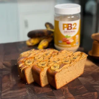 High Protein Low Cal Peanut Butter Banana Bread