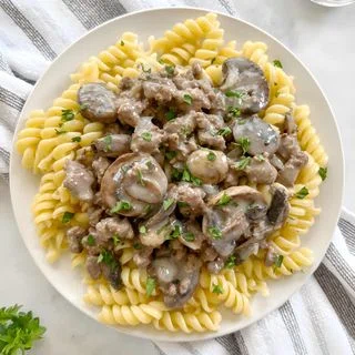 Dairy Free Beef Stroganoff