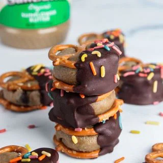 Cookie Dough Pretzel Bites
