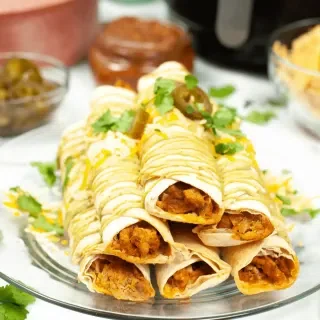Chicken Air Fryer Taquitos