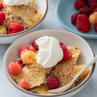 Coconut Cream Baked Oatmeal