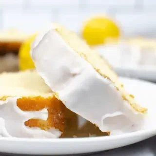 Iced Lemon Loaf Cake (Copycat Starbucks)