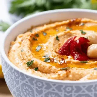 Roasted Red Pepper Hummus