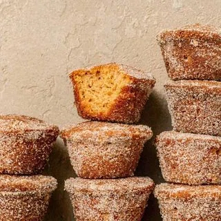 Mini Apple Cider Donut Muffins