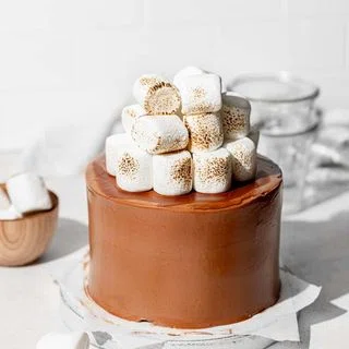 Graham Cracker S'mores Cake