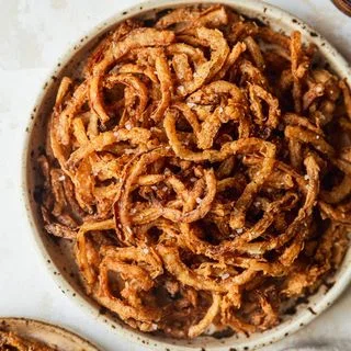 Crispy Frizzled Onions from Scratch