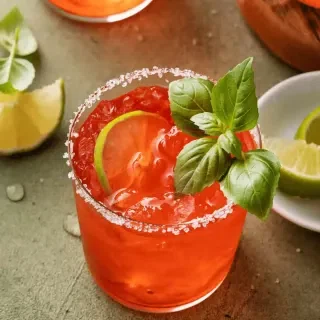 Strawberry Basil Margarita