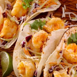 Shrimp Mango Salsa Tacos