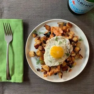 Salmon Potato Hash