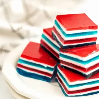 Patriotic Layered Jello