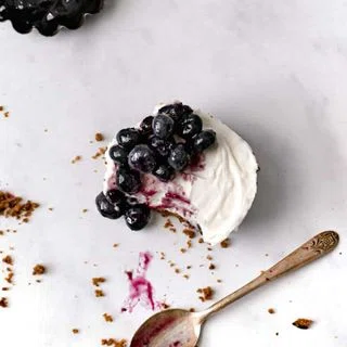 Mini Blueberry Cream Cheese Chantilly Tarts