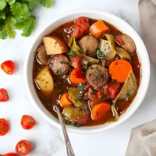 Paleo Sausage Cabbage Soup