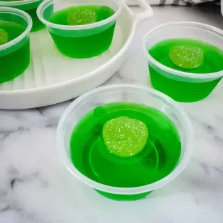 Sour Apple Green Jello Shots