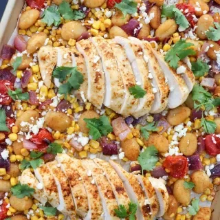 Sheet Pan Gnocchi with Chicken and Corn