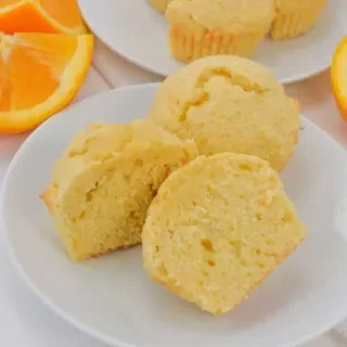 Orange Greek Yogurt Muffins