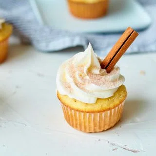 Cake Mix Snickerdoodle Cupcakes