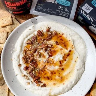 Vegan Hot Honey Whipped Feta Dip