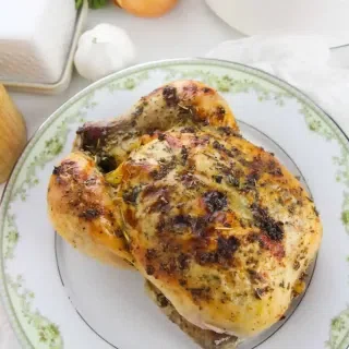 Dutch Oven Roasted Chicken