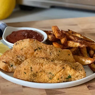 Salmon Fish & Chips Recipe