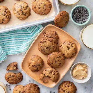 Gluten Free Vegan Miso Chocolate Chip Cookies