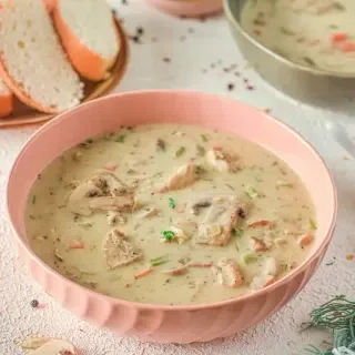 Creamy Chicken Mushroom Soup
