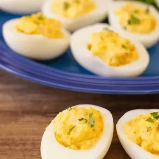 Shrimp Deviled Eggs