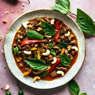 Thai Red Curry Beef Skillet