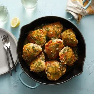 Baked Greek Chicken with Fresh Lemon and Dill