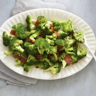Bacon Roasted Broccoli