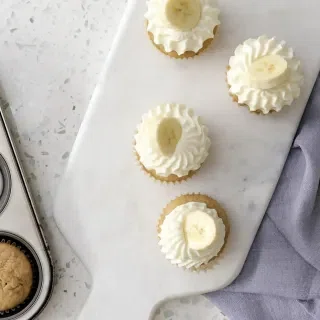 Banana Cupcakes with Cream Cheese Frosting
