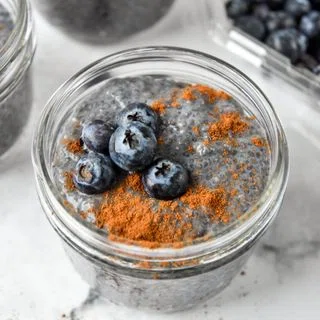 Blueberry Spice Chia Pudding