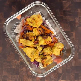 High Protein Coconut Curry Bowls