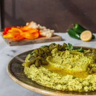 Cilantro Jalapeno Hummus