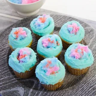 Cotton Candy Cupcakes
