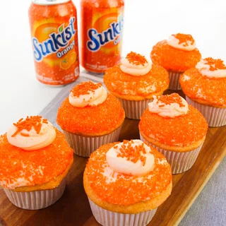 Sunkist Orange Cupcakes