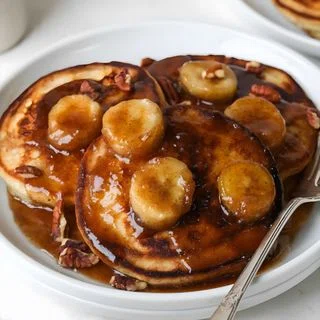 Bananas Foster Pancakes