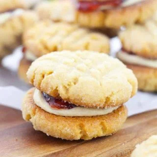 PBJ Sandwich Cookies
