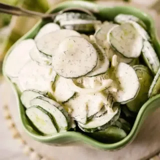 Creamy Cucumber Onion Salad