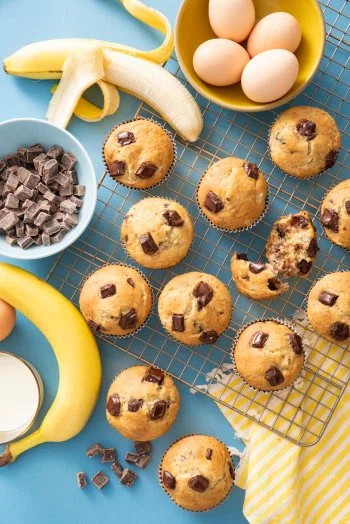 Banana Chocolate Chip Muffins