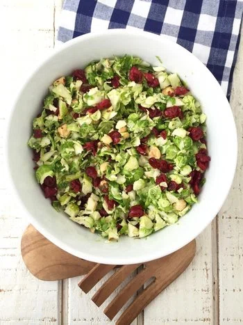 Chopped Brussels Sprouts Salad