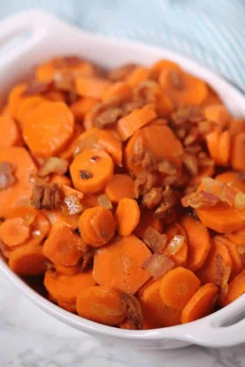 Brown Sugar Carrots with Bacon