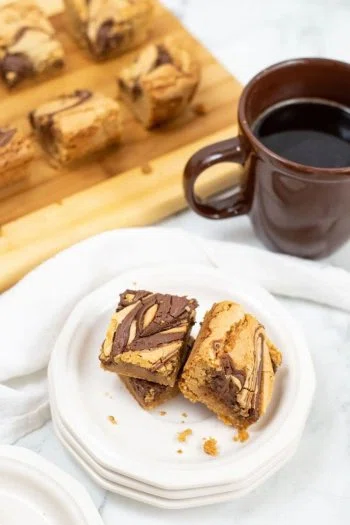 Nutella Brown Butter Blondies