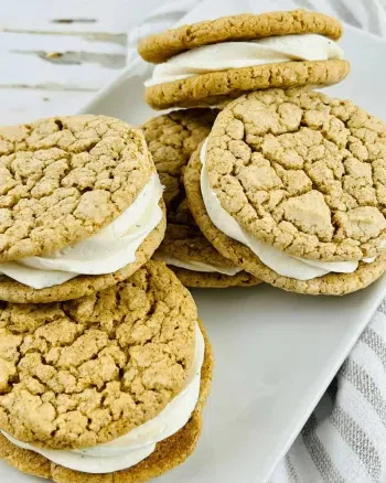 Gingerbread Sugar Cookies with Eggnog Frosting