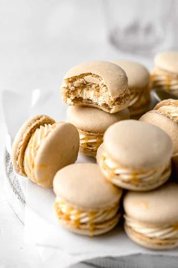 Salted Caramel Macarons