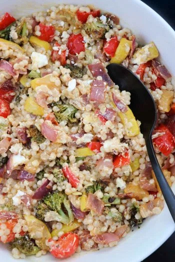 Roasted Vegetable Couscous (Easy Weeknight Dinner)