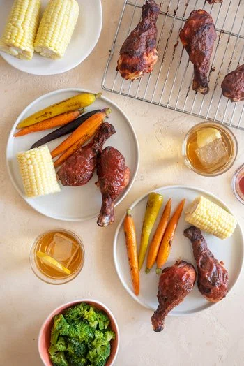Baked BBQ Chicken Legs