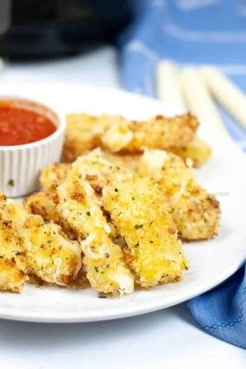 Homemade Air Fryer Mozzarella Sticks